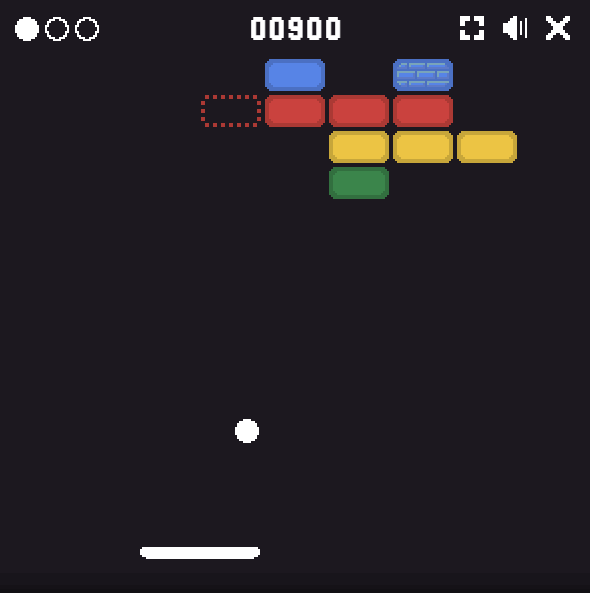 パドルを動かしてスマッシュ