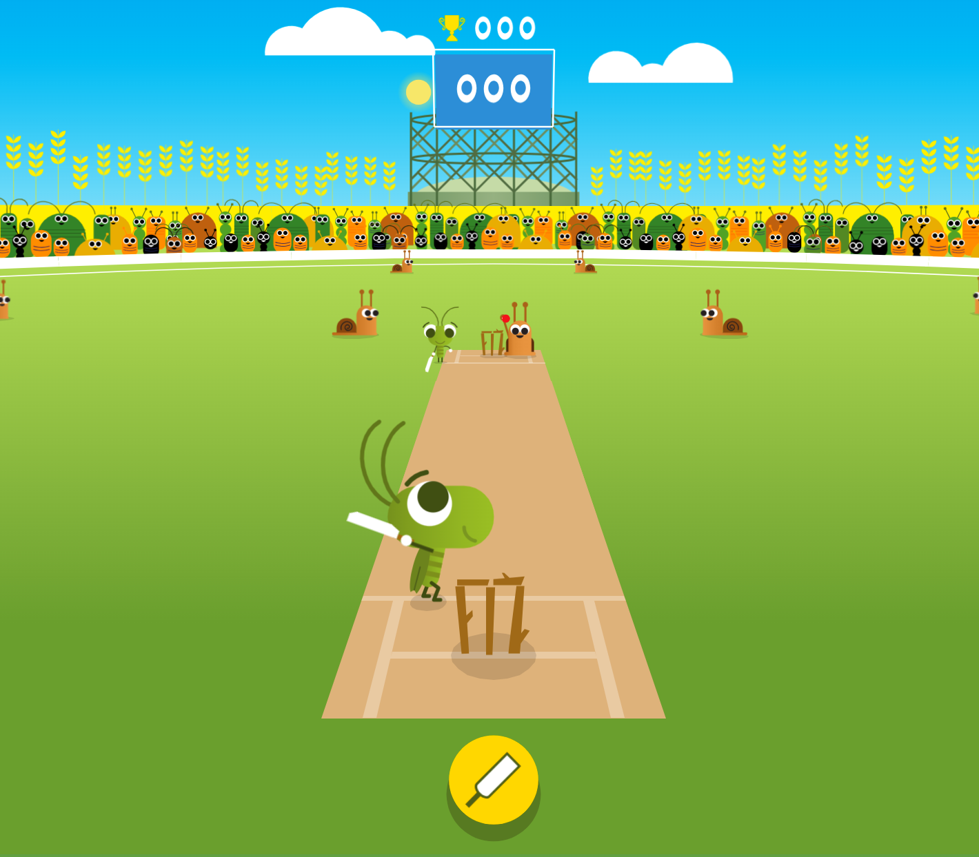 doodle cricket